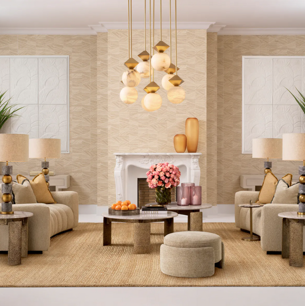 Ortega pouffe by Eichholtz