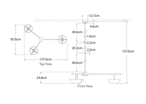 Valencia Extra Large chandelier by Aerin