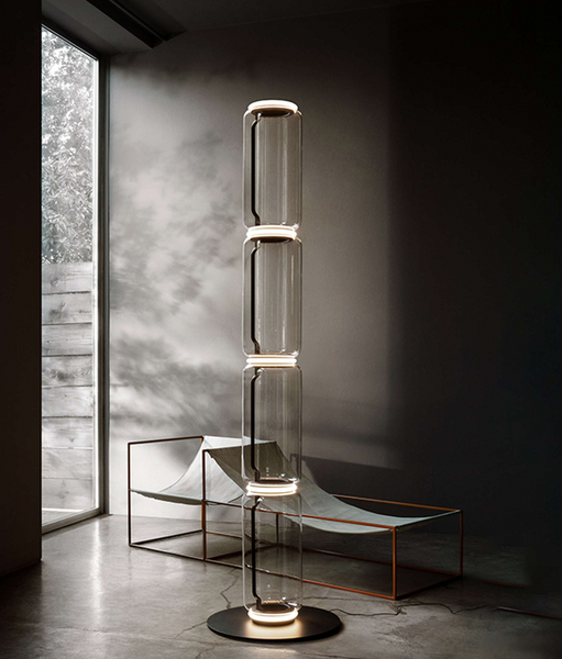 Cylinder Big Base floor lamp by Flos