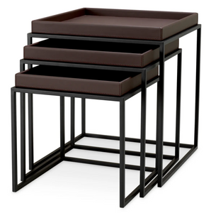 Set of three Léonard tables by Eichholtz