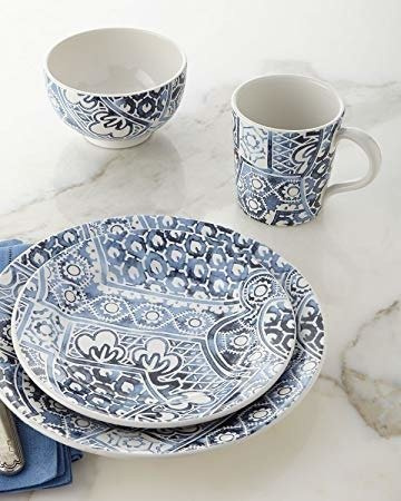 Ralph Lauren Home salad plate, from the Cote D'Azur Batik collection