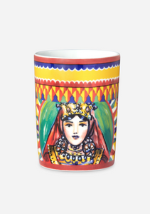 Szklanka porcelanowa na wodę Dolce&Gabbana, Carretto Siciliano