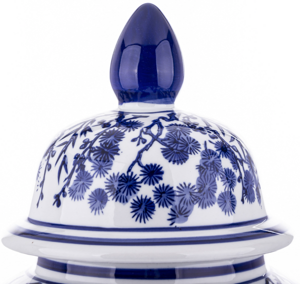 Blue Blossom Ceramic Vase