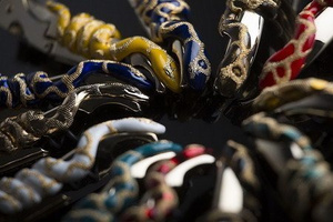 Roberto Cavalli Home Snake Wine Corkscrew (Dark Blue)