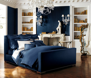 Small decorative pillow by Ralph Lauren Home, from the Langdon (Navy) collection