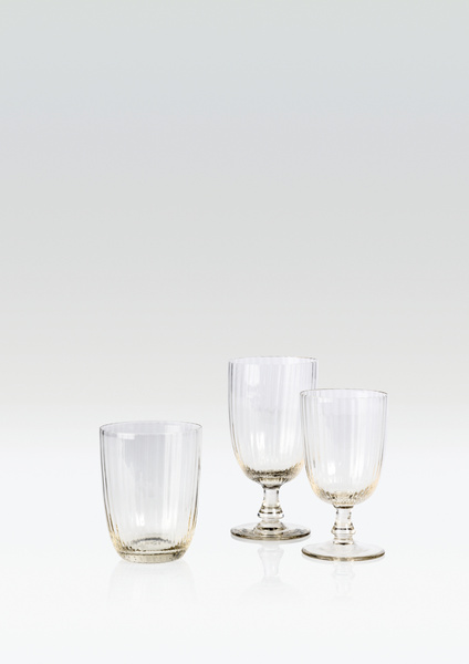 Armani Casa wine glass, from the Loulou collection