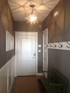 E pendant lamp.F Chapman Moravian