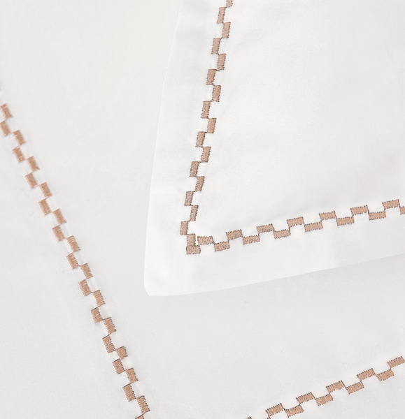 Yves Delorme cushion cover, from the Alienor (Malt) collection