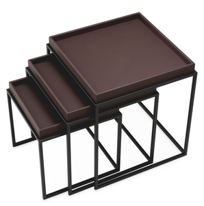 Set of three Léonard tables by Eichholtz