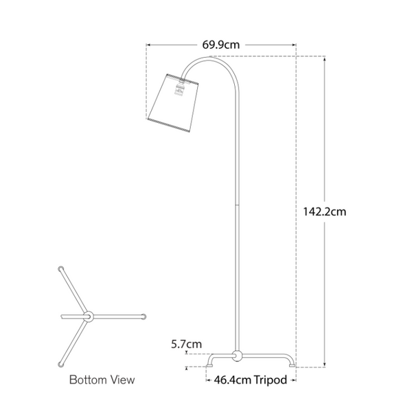 Thomas O'Brien Mia Floor Lamp