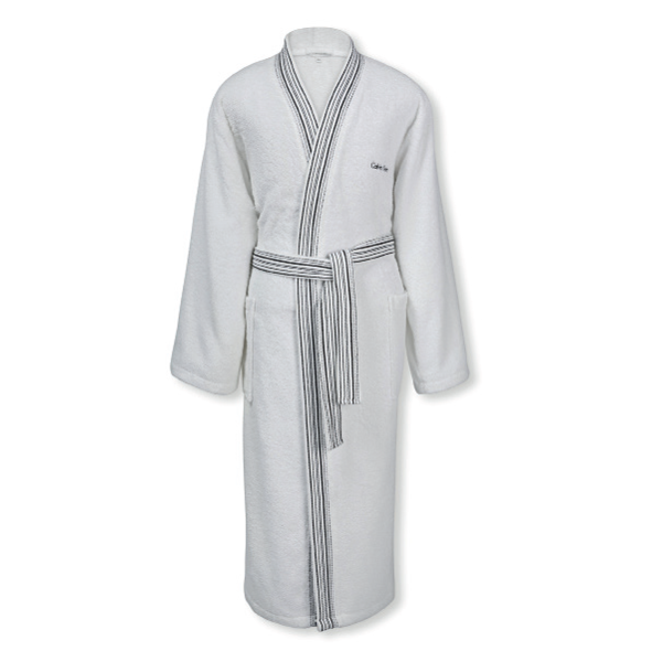 Calvin Klein bathrobe, from the Riviera collection (white)