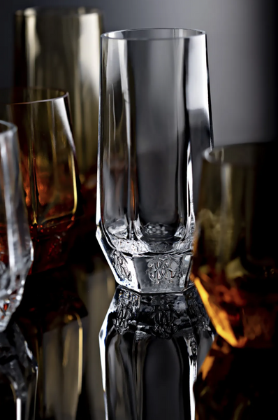 Zestaw dwóch przezroczystych szklanek do wody Desert Rose Trasparente Roberto Cavalli Home