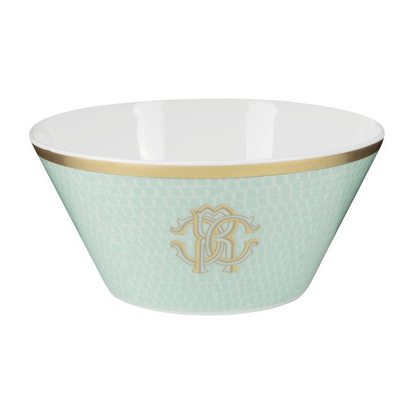 Set of six Roberto Cavalli Home bowls, from the Lizzard (Sunrise) collection