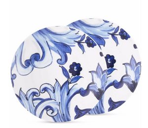 Set of two Dolce & Gabbana bread and butter plates, Blu Mediterraneo 