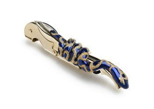 Korkociąg do wina Roberto Cavalli Home Snake Light Blue