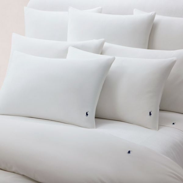 Set of two Ralph Lauren Home pillowcases, from the Player (White) collection
