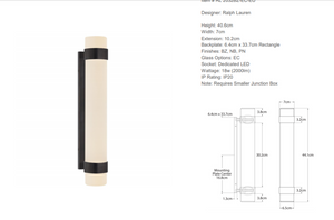 Kinkiet Ralph Lauren Home Barton Medium 