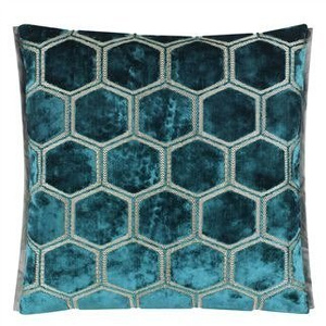 Designers Guild Manipur Azure decorative pillow