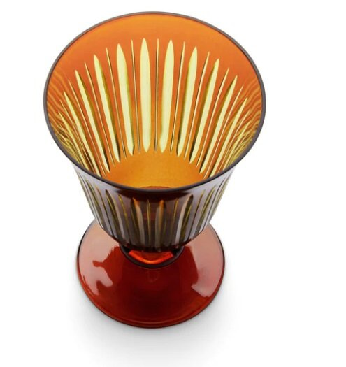 L'Objet Prism Wine Glasses - Amber (Set of 4)