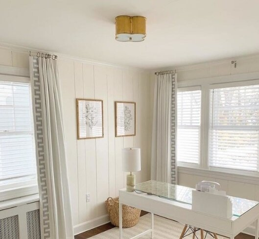 Alexa Hampton Plafond Basil Flush Mount-small