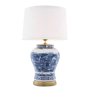 Lampa stołowa Eichholtz Chinese Blue