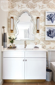 Thomas O'Brien Keeley bathroom wall lamp