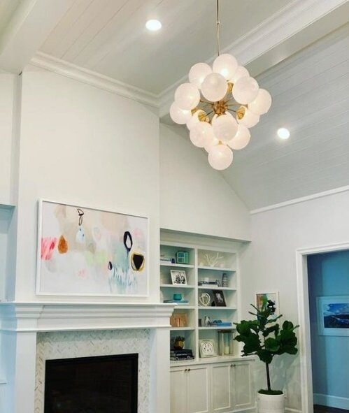 Aerin Cristol Large chandelier by Visual Comfort