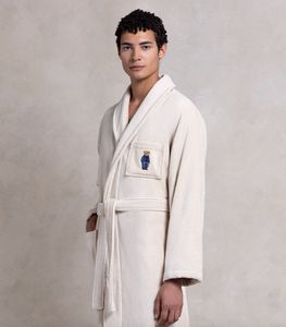 Ralph Lauren Home bathrobe from the Denim Bear collection