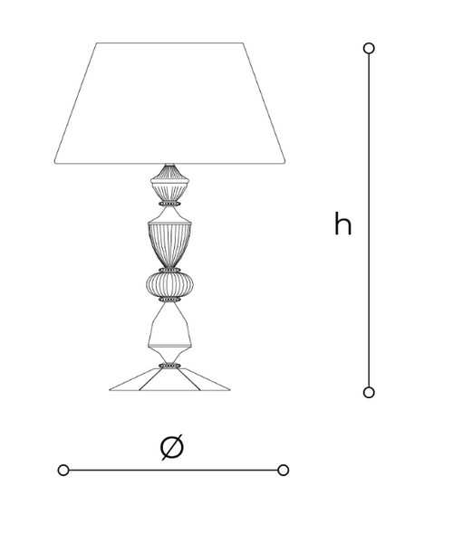 Lampa stołowa Amelie Small marki Italamp