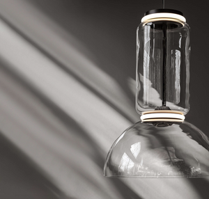 Noctambule 2 Low Cylinder Bowl pendant lamp by Flos