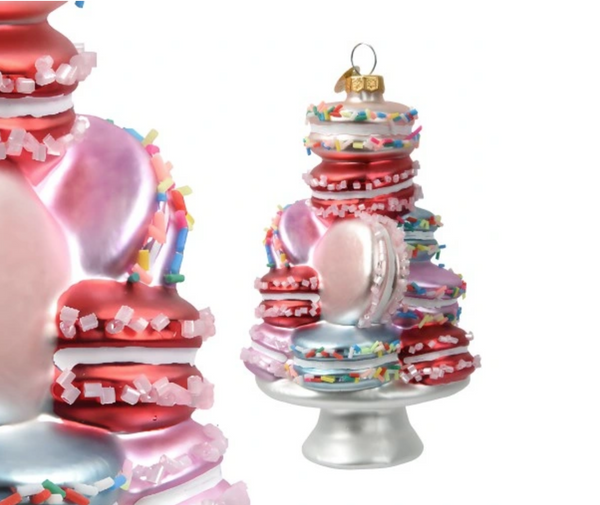 Ozdoba świąteczna - makaronikowa patera