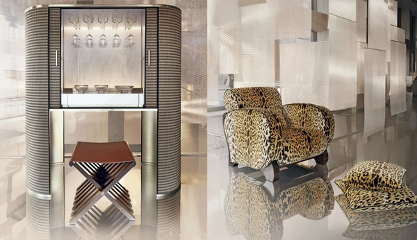 Armani Casa stool, Roxy