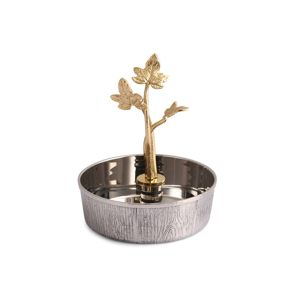 Michael Aram wine saucer+basket, from the Ivy & Oak collection