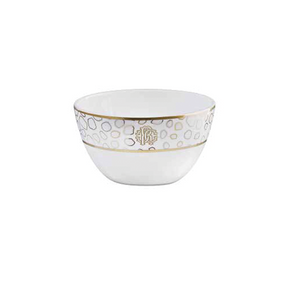 Set of six Roberto Cavalli Home rice bowls, from the Giraffa collection