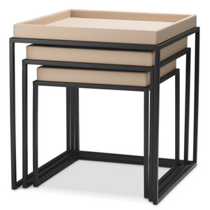 Set of three Léonard tables by Eichholtz