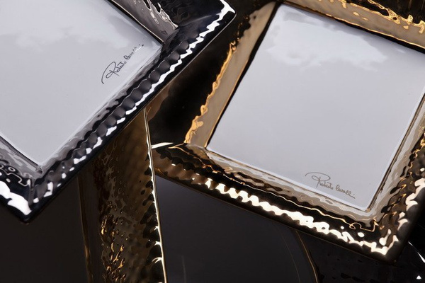 Taca Roberto Cavalli Home, z kolekcji Python (Platin)