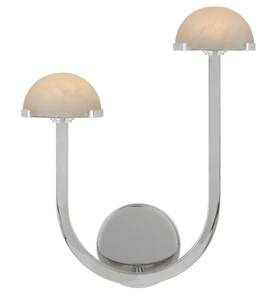 Pedra 15" asymmetric left wall lamp designed by Kelly Wearstler