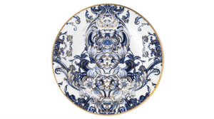 Set of six Roberto Cavalli Home bread or butter plates from the Azulejos collection
