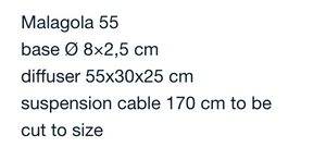 Lampa wisząca Malagola 55 marki Catellani&Smith
