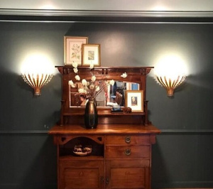 Aerin Hampton wall lamp by Visual Comfort 