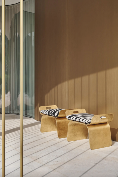Iranja bench by Roberto Cavalli Home Interiors