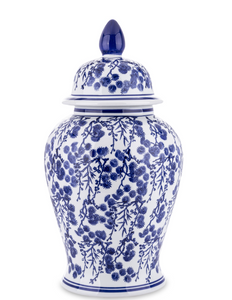 Blue Blossom Ceramic Vase