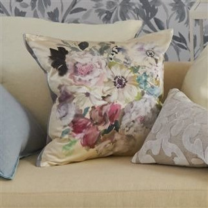 Christian Lacroix Pallisy Camellia decorative pillow