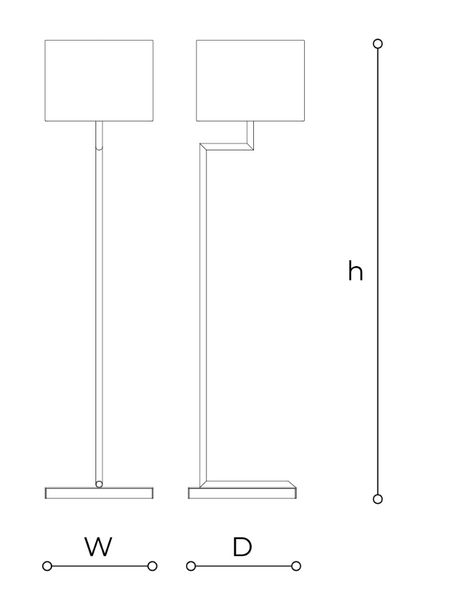 Tinta floor lamp by Italamp