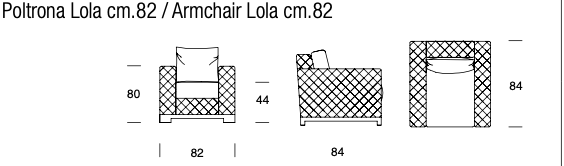 Fotel Lola marki Former In Italia
