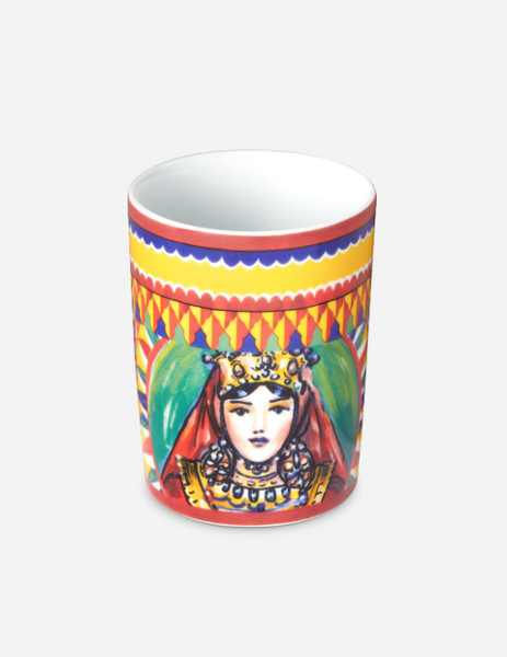 Szklanka porcelanowa na wodę Dolce&Gabbana, Carretto Siciliano