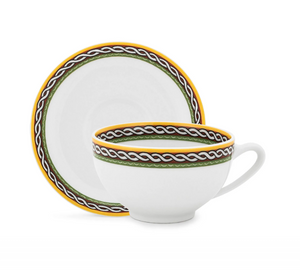 Dolce&Gabbana tea cup and saucer, Carretto Siciliano