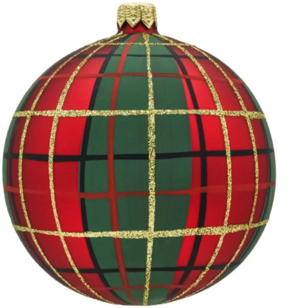 Christmas Decoration - Tartan Bauble