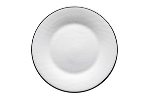 Roberto Cavalli dessert plate, from the Lizzard (Platin) collection