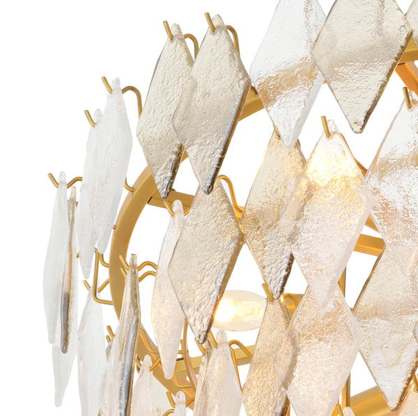 Rhombus S chandelier by Eichholtz